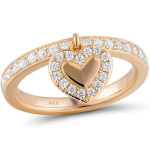 14k Love Heart Ring